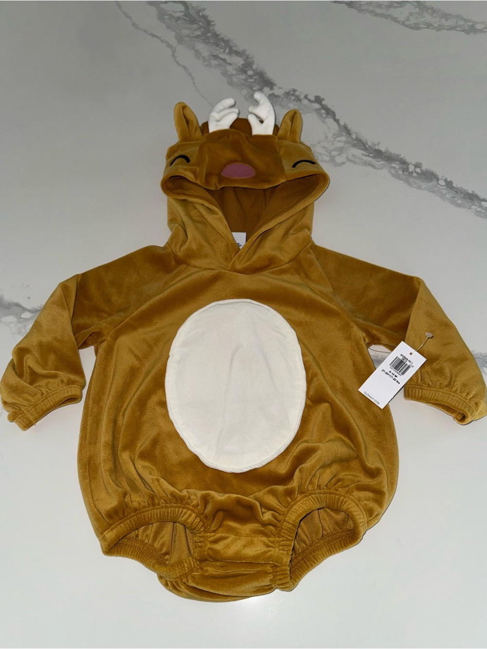 Reindeer Baby One Piece Romper 6-12M NEW